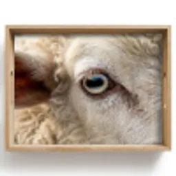 Schaap - Oog - Wit Dienblad Rechthoek middel -z3d_shopping
