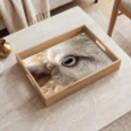 Schaap - Oog - Wit Dienblad Rechthoek middel -sfeer1
