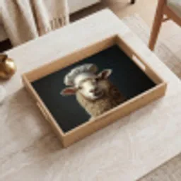 Schaap - Wol - Kok Dienblad Rechthoek middel -sfeer1