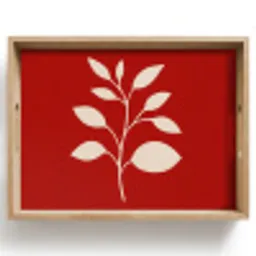 Silhouet - Bladeren - Tak Dienblad Rechthoek middel -z3d_shopping