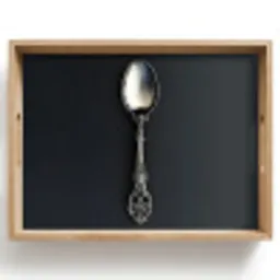 Lepel - Zilver - Metaal Dienblad Rechthoek middel -z3d_shopping
