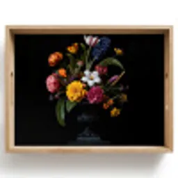 Lente - Bloemen - Klassiek - Vaas Dienblad Rechthoek middel -z3d_shopping