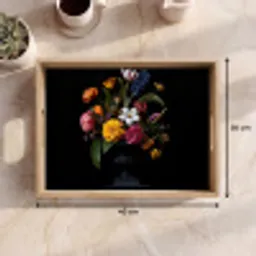 Lente - Bloemen - Klassiek - Vaas Dienblad Rechthoek middel -USP_Formaat