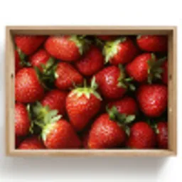 Aardbei - Fruit - Rood Dienblad Rechthoek middel -z3d_shopping