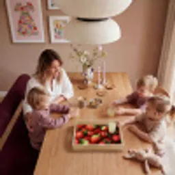 Aardbei - Fruit - Rood Dienblad Rechthoek middel -sfeer4
