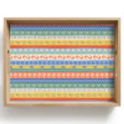 Strepen - Patroon - Zomer Dienblad Rechthoek middel 911 -z3d_shopping