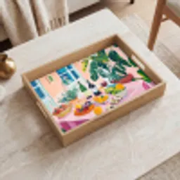Tafel - Wijn - Fruit Dienblad Rechthoek middel -sfeer1