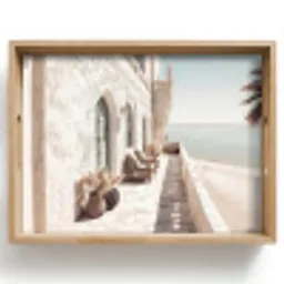 Terras - Stoelen - Strand - Beige Dienblad Rechthoek middel -z3d_shopping
