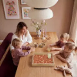 Terrazzo - Patroon - Klei Dienblad Rechthoek middel 911 -sfeer4