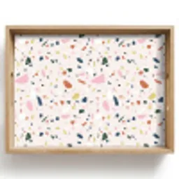 Terrazzo - Patroon - Kleurrijk Dienblad Rechthoek middel 911 -z3d_shopping