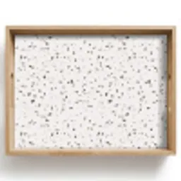 Terrazzo -  Patroon  -  Créme Dienblad Rechthoek middel 911 -z3d_shopping