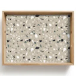Terrazzo - Patroon - Groen Dienblad Rechthoek middel 911 -z3d_shopping
