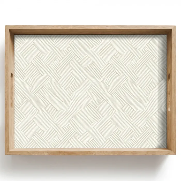 Textuur - Abstract - Beige Dienblad Rechthoek middel 911 -z3d_shopping