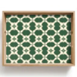 Tegel - Klassiek - Groen Dienblad Rechthoek middel 911 -z3d_shopping