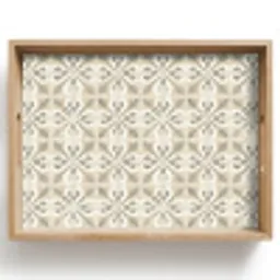 Tegel - Motief - Beige Dienblad Rechthoek middel 911 -z3d_shopping