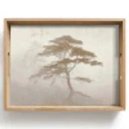 Boom - Oosterse stijl - Landschap Dienblad Rechthoek middel -z3d_shopping