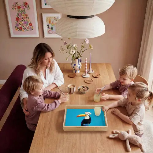 Tucan - Sokkel - Vogel - Koksmuts Dienblad Rechthoek middel -sfeer4
