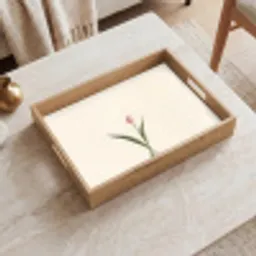Tulp - Vaas - Beige Dienblad Rechthoek middel -sfeer1