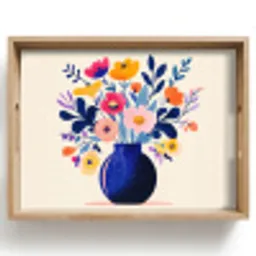 Vaas - Bloemen - Boeket Dienblad Rechthoek middel -z3d_shopping