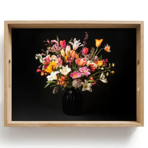 Vaas - Bloemen - Tulpen Dienblad Rechthoek middel -z3d_shopping