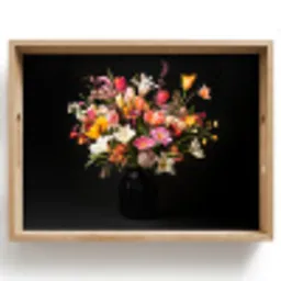 Vaas - Bloemen - Tulpen Dienblad Rechthoek middel -z3d_shopping