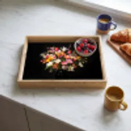 Vaas - Bloemen - Tulpen Dienblad Rechthoek middel -sfeer2