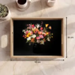 Vaas - Bloemen - Tulpen Dienblad Rechthoek middel -USP_Formaat