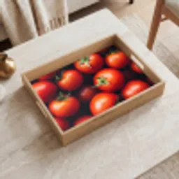 Groente - Rood - Tomaten Dienblad Rechthoek middel -sfeer1