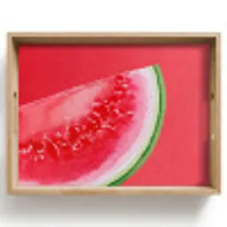 Watermeloen - Rood - Zomers Dienblad Rechthoek middel -z3d_shopping