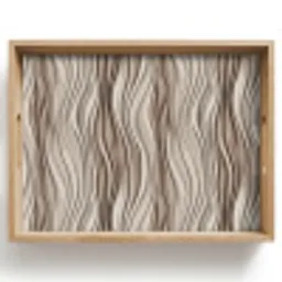 Golven - 3D - Crème Dienblad Rechthoek middel 911 -z3d_shopping