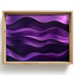 Golven - Abstract - Paars Dienblad Rechthoek middel -z3d_shopping