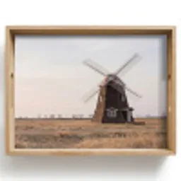 Windmolens - Landschap - Veld Dienblad Rechthoek middel -z3d_shopping
