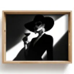 Vrouw - Wijn - Chic Dienblad Rechthoek middel -z3d_shopping