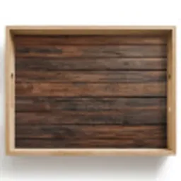 Houten plankpatroon - Warmte - Natuurlijk Dienblad Rechthoek middel -z3d_shopping