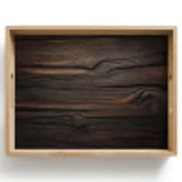 Hout - Grillige nerven Dienblad Rechthoek middel -z3d_shopping