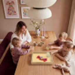 Geel - Snoep - Kleur Dienblad Rechthoek middel -sfeer4