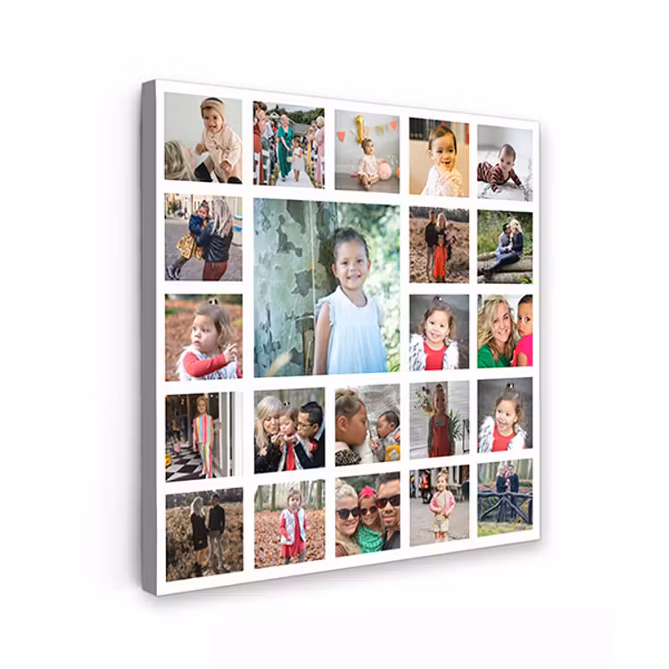 Canvas Collage - Square - 22 Photos — 1