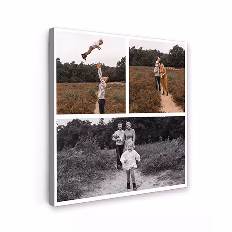 Canvas Collage - Square - 3 Photos — 1