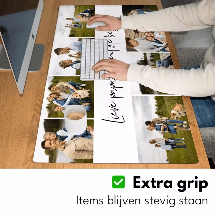 Desk Mat – Photo Collage with Text — 5