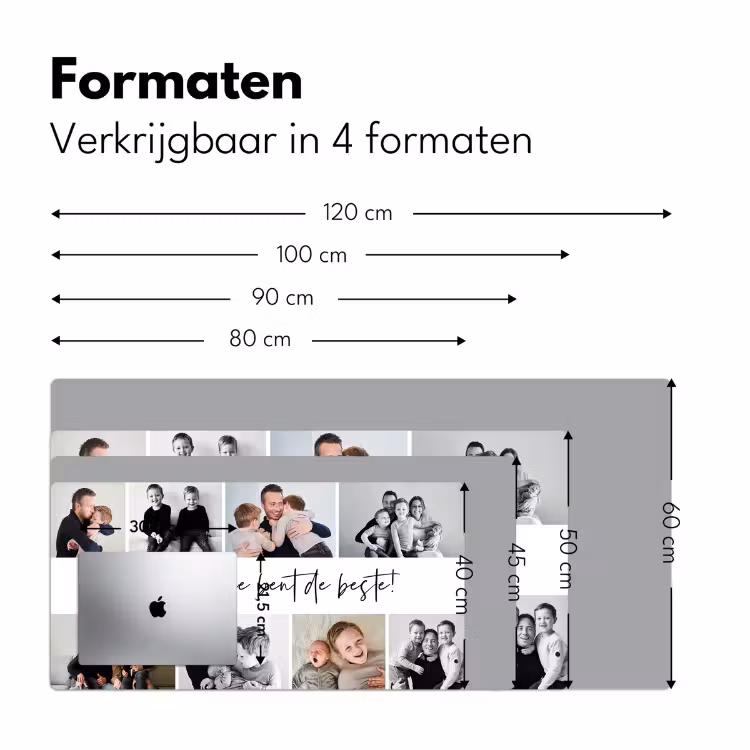 Desk Mat – Photo Collage with Text — 6