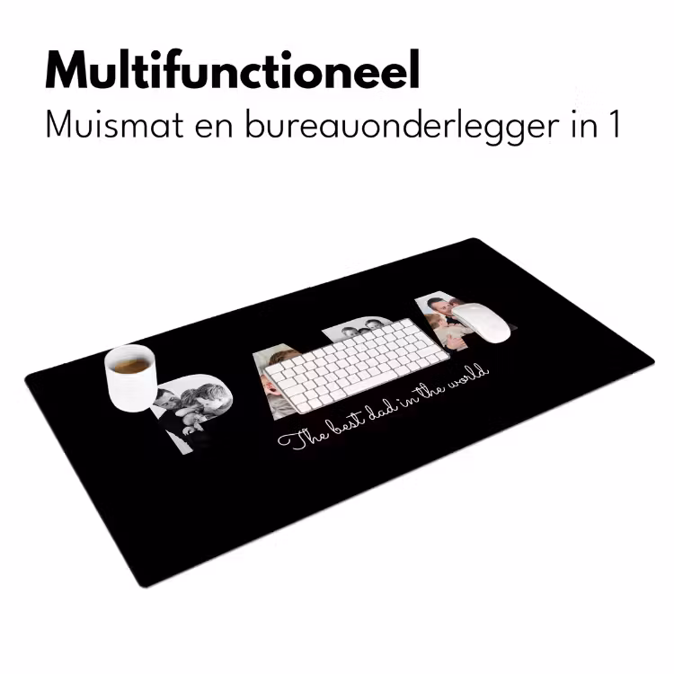 Desk mat - Dad with black background — 7