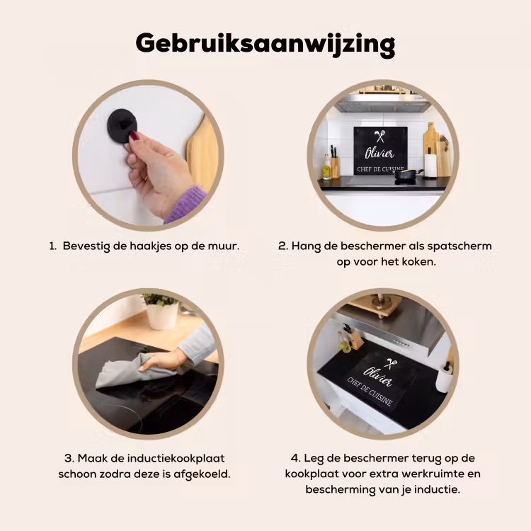 2-in-1 induction hob protector - Chef de cuisine — 2