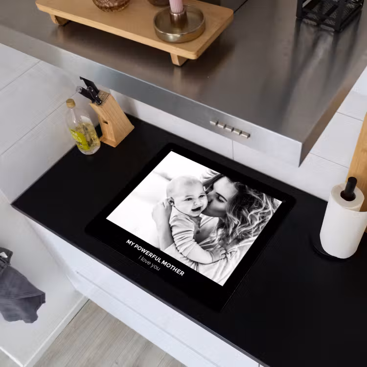 2-in-1 induction hob protector - Your own photo and text — 6