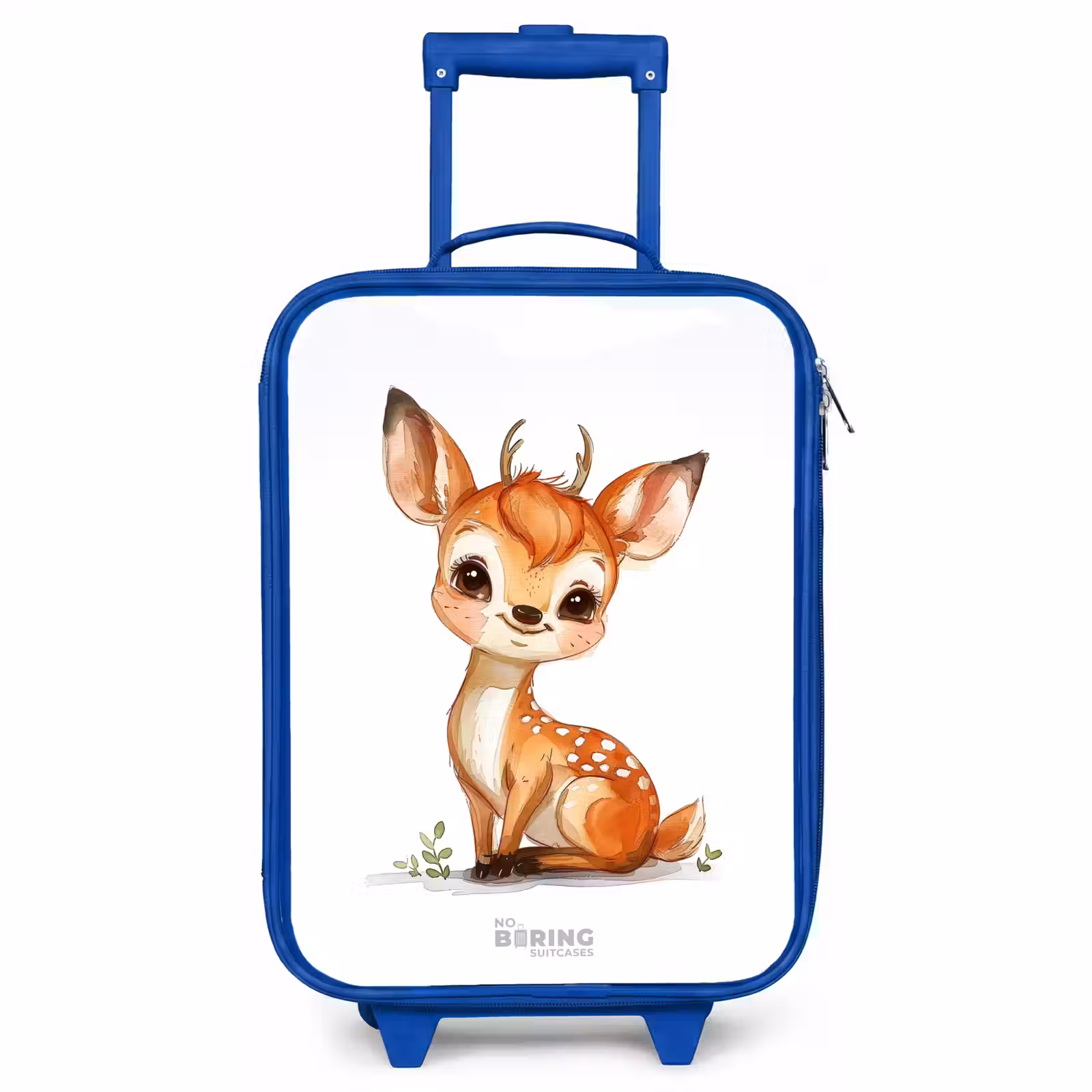 Kids’ Suitcase - Blue - Baby deer — 1