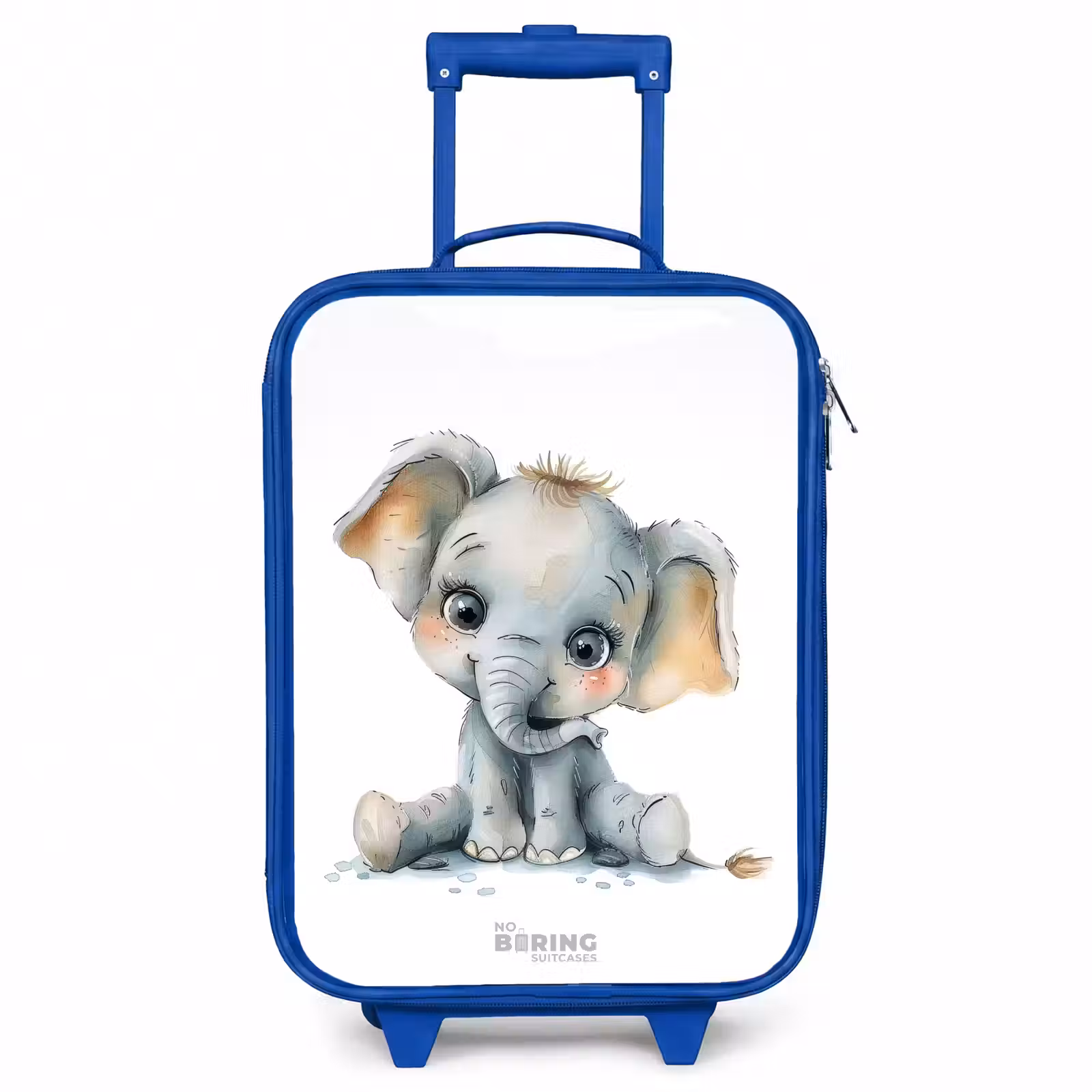 Kids’ Suitcase - Blue - Baby elephant — 1