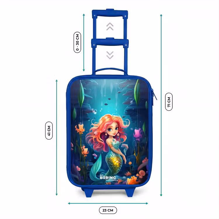 Kids’ Suitcase - Blue - Coral Queen — 8