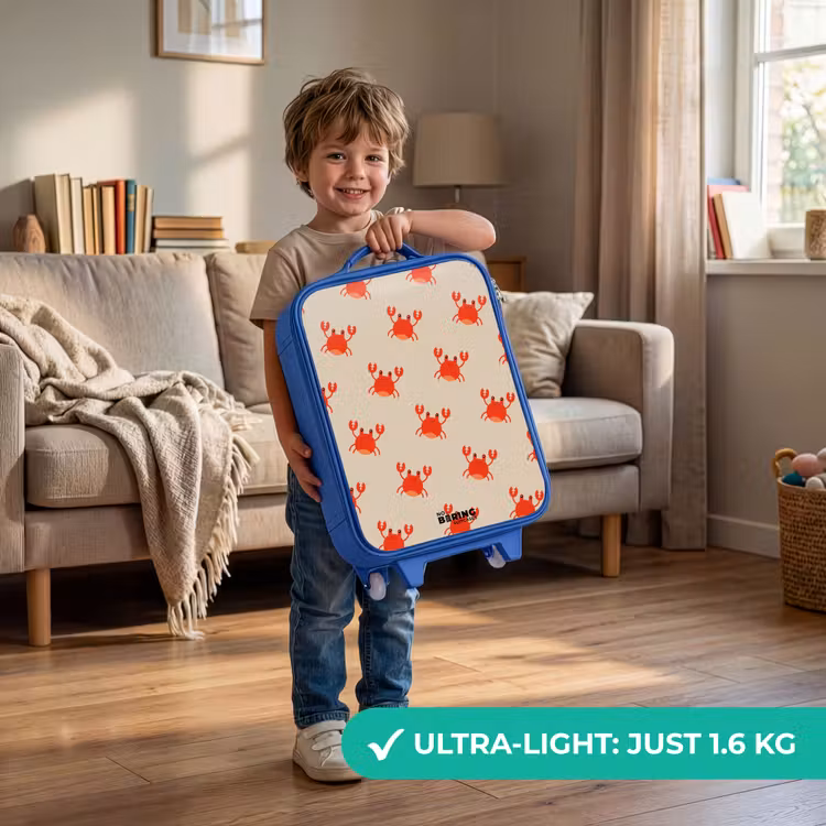 Kids’ Suitcase - Blue - Crab issue — 4