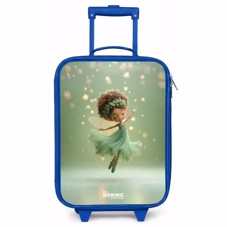 Kids’ Suitcase - Blue - Dancing fairy in green light — 2