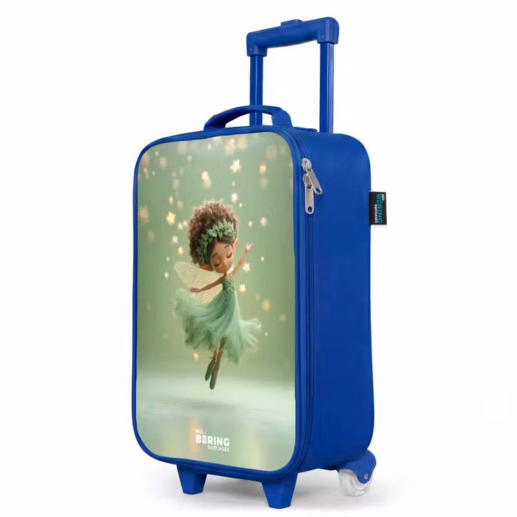 Kids’ Suitcase - Blue - Dancing fairy in green light — 3