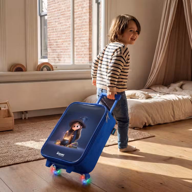 Kids’ Suitcase - Blue - Enchanted girl with cauldron — 5
